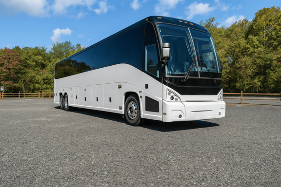 Bus Rental Company Columbus 56 Passenger Charter Bus