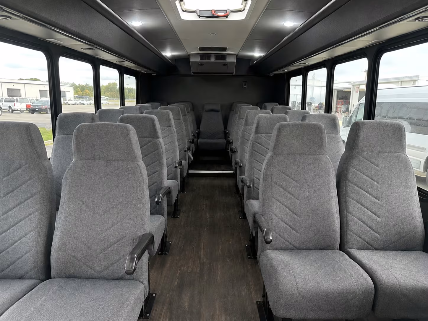 15 passenger minibus interior