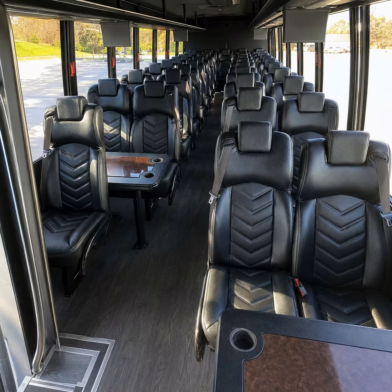 28 passenger minibus inside