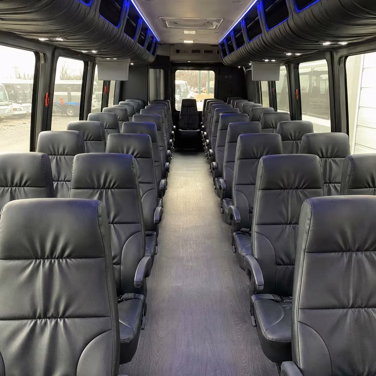 35 passenger minibus inside