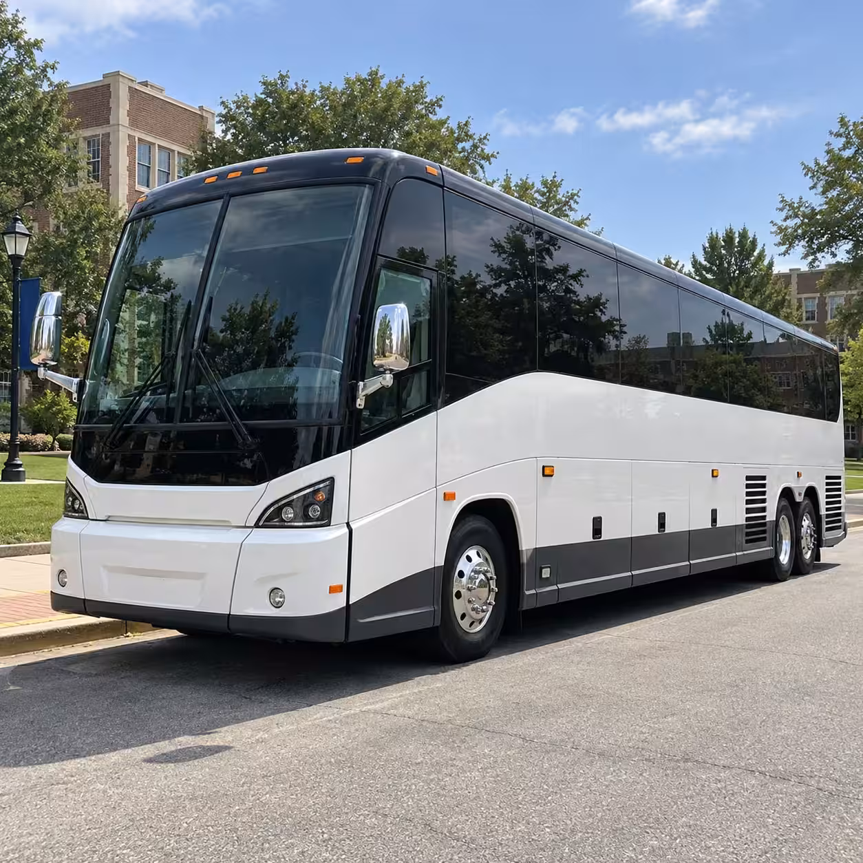 columbus wedding guest shuttle buses between hotels and venues